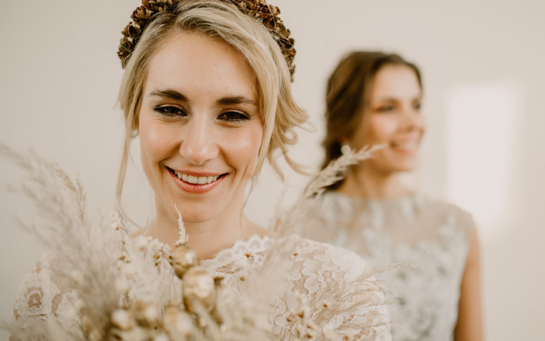 women in white